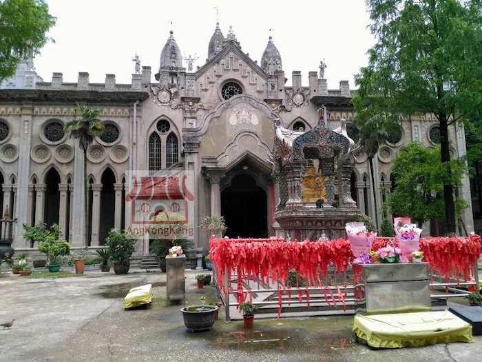 中国湖北武汉市古德寺China HuBei Sheng WuHan Shi GuDeSi Temple Building1