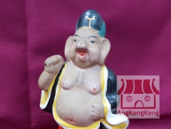 60年代手捏画八戒像1960 Era Handmade Handpaint Ba Jie Statue